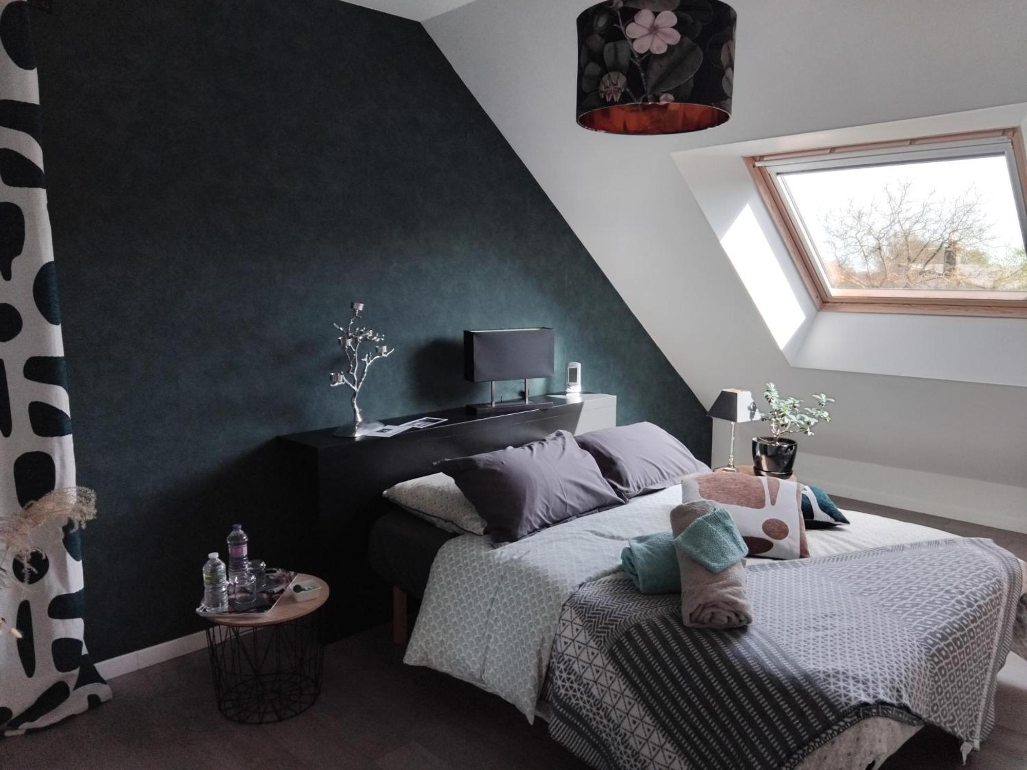 Chambre Dans Un Ecrin De Verdure Angrie Exterior foto